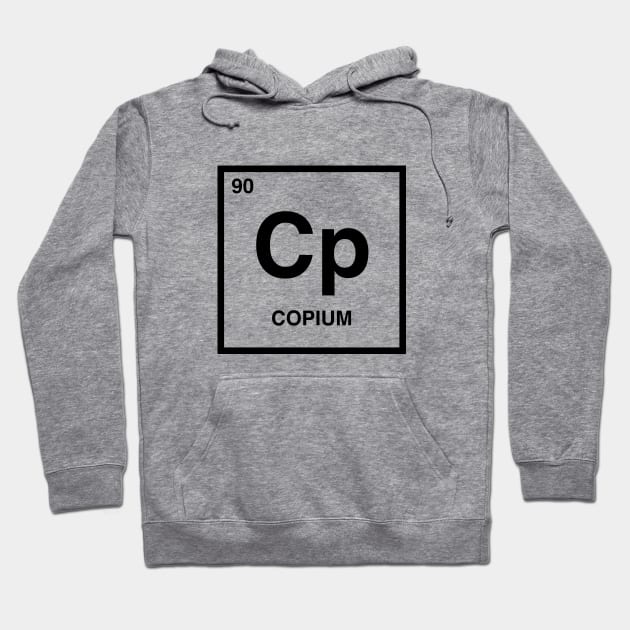 Copium Chemical Element Hoodie by BlackMosaic